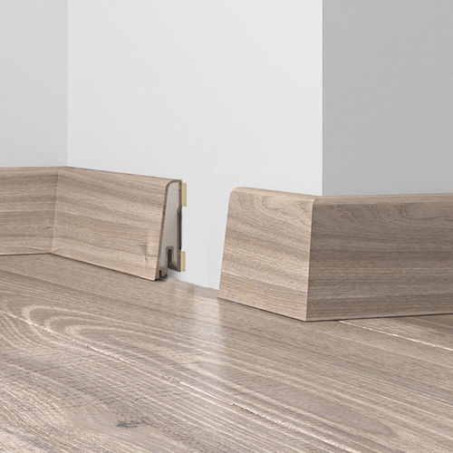 Battiscopa beige - MODERN 60 CLIP SK - DÖLLKEN Profiles GmbH - grigio / nero / marrone