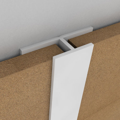 Profilo di separazione in plastica - DÖLLKEN Profiles GmbH - per parete / a doghe / bianco