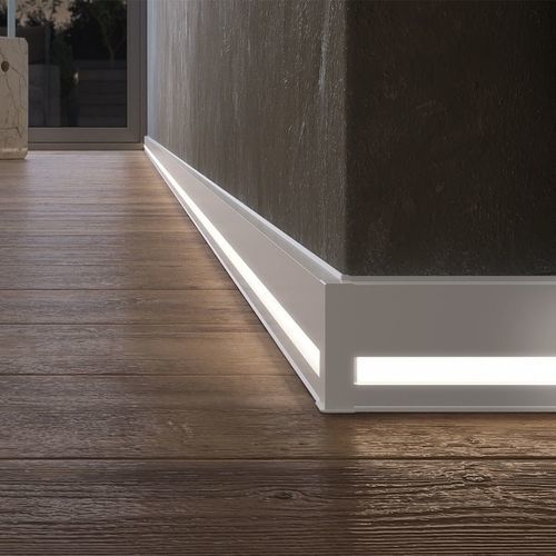 Profilo luminoso per pavimento - 80 - DÖLLKEN Profiles GmbH - da pavimento / LED / in PVC