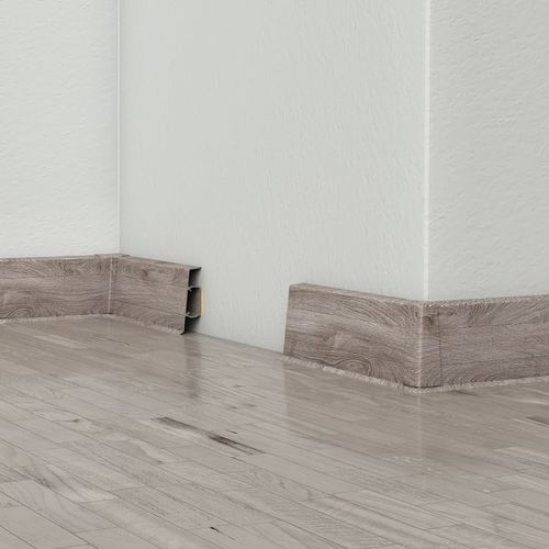 Canalina di cablaggio a battiscopa - CUBICA 60 - DÖLLKEN Profiles GmbH - per uso residenziale