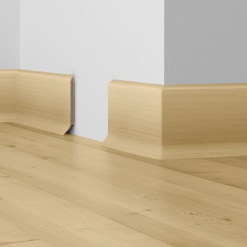 Battiscopa bianco - S 60 FLEX LIFE TOP - DÖLLKEN Profiles GmbH - argentato / beige / blu