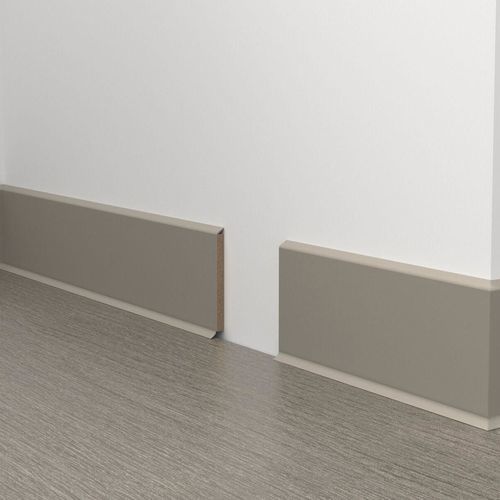 Battiscopa grigio - S 60 FLEX LIFE - DÖLLKEN Profiles GmbH - bianco / antracite / nero