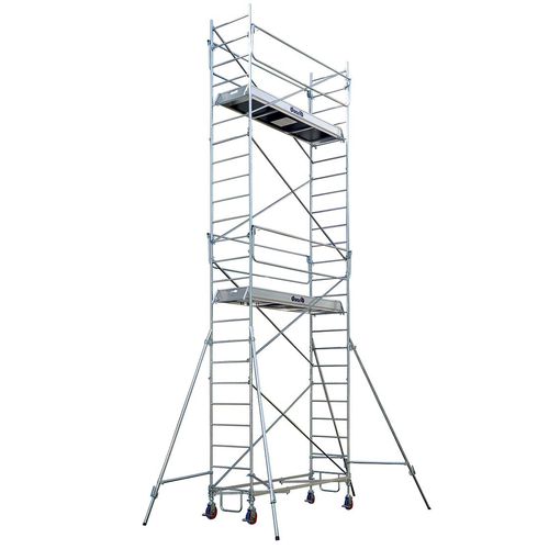 Ponteggio in legno - ROLLSTAR 205 - DUARIB - in acciaio galvanizzato / in alluminio / con rotelle