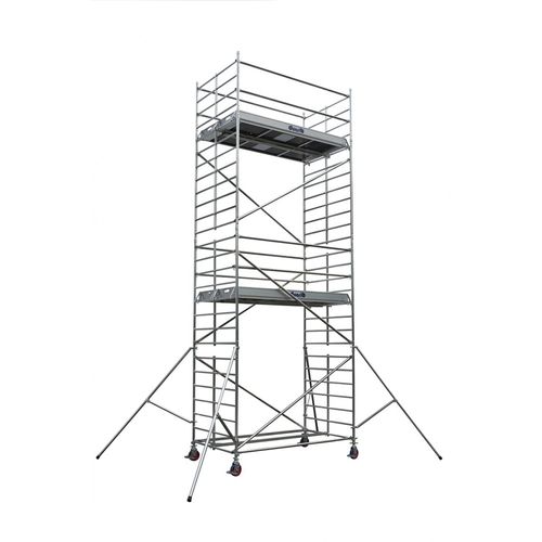 Ponteggio in alluminio - 254 SERIES - DUARIB - di grande altezza / con rotelle