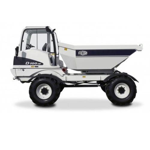 Camion ribaltabile a scarico posteriore - D 100 SW - FIORI SPA - gommato / diesel / per cantiere