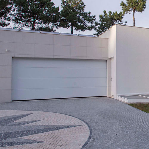 Porta sezionale per garage - PLUS - FLEXIDOOR SA - in lamiera d'acciaio / automatica / isolante