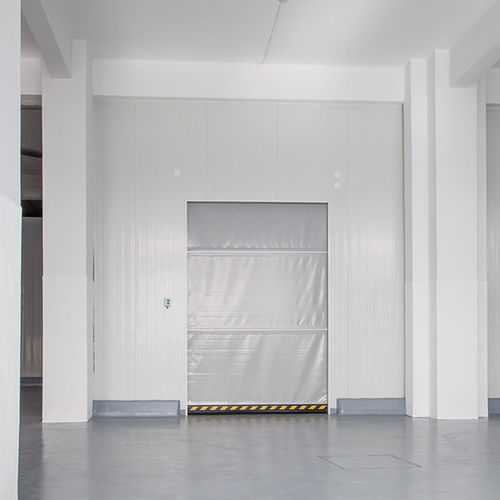 Porta industriale avvolgibile - FLEXIDOOR SA - in alluminio laccato / in PVC / automatica