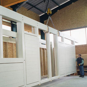 Muro prefabbricato - POTEAUX-POUTRES - GIPEN - con isolamento integrato