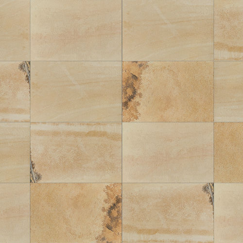 Pavé in gres porcellanato - MONVISO FOSSIL - GRANULATI ZANDOBBIO SPA - in pietra sinterizzata / da esterno / per terrazza