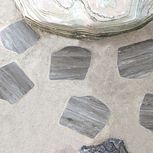 Percorso di pietre - STONE GRES - PASSO GIAPPONESE HOLZ GRIGIO - GRANULATI ZANDOBBIO SPA