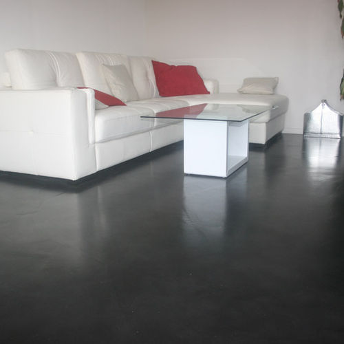 Pavimento in acrilico - DECORATIVE CONCRETE GUARD® - GUARD INDUSTRIE - da interno / per il settore terziario / lucido