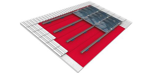 Guaina bituminosa impermeabilizzante per tetti - ELOTENE DSR SOLAR - ISOLTEMA - con barriera al vapore / autoadesiva