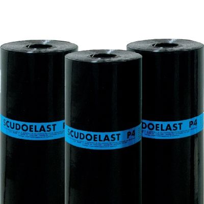Membrana impermeabilizzante per costruzione di ponti - SCUDOELAST P4 - ITALIANA MEMBRANE SPA  - in rotoli / in ardesia / polimerica