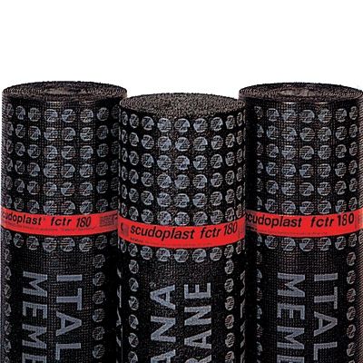 Membrana impermeabilizzante per strada - SCUDOPLAST FCTR 250 - ITALIANA MEMBRANE SPA  - in rotoli / in bitume