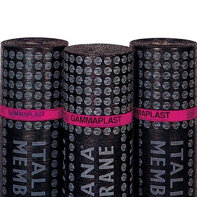 Membrana impermeabilizzante per tetti - GAMMAPLAST P - ITALIANA MEMBRANE SPA  - in rotoli / bituminosa / in ardesia