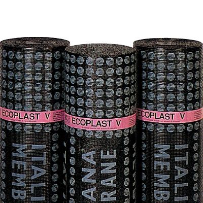 Membrana impermeabilizzante per tetti - ECOPLAST V - ITALIANA MEMBRANE SPA  - in rotoli / bituminosa / in polipropilene