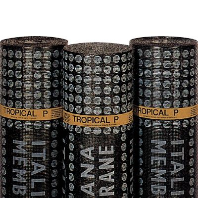 Membrana impermeabilizzante per tetti - TROPICAL P - ITALIANA MEMBRANE SPA  - in rotoli / bituminosa / in ardesia