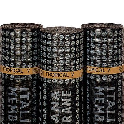 Membrana impermeabilizzante per tetti - TROPICAL V - ITALIANA MEMBRANE SPA  - in rotoli / bituminosa / in ardesia
