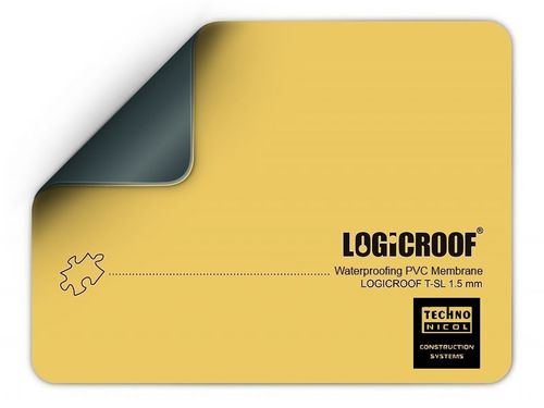 Membrana impermeabilizzante per seminterrato - LOGICROOF T-SL - ITALIANA MEMBRANE SPA  - in rotoli / in PVC-P