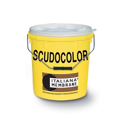Pittura di protezione - SCUDOCOLOR - ITALIANA MEMBRANE SPA  - da esterno / per copertura metallica / elastomerica