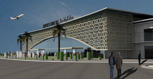 Facciata continua a montanti e traversi - AEROPORT RABAT-SALE - Jet contractors - in vetro / in acciaio inossidabile