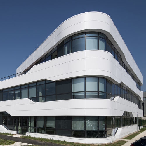 Rivestimento di facciata in fogli - MIRAWALL® - MIRALU  - in alluminio preverniciato / verticale / di lunga durata