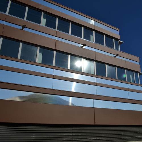 Rivestimento di facciata in pannelli - MIRATEX® - MIRALU - in fogli / in alluminio preverniciato / in alluminio termolaccato