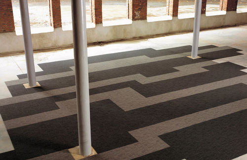Moquette tufted - MINIMUM 100 - MODULYSS  - strutturata / sintetica / a quadrotte