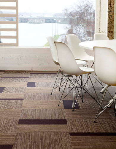 Moquette tufted - REVERSE 100 - MODULYSS  - bouclé / sintetica / per il settore terziario
