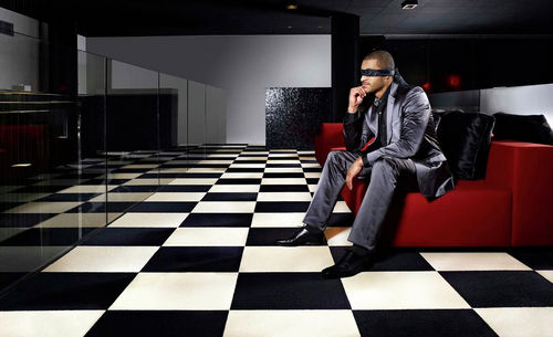 Moquette tufted - WHITE&BLACK - MODULYSS  - bouclé / sintetica / per il settore terziario