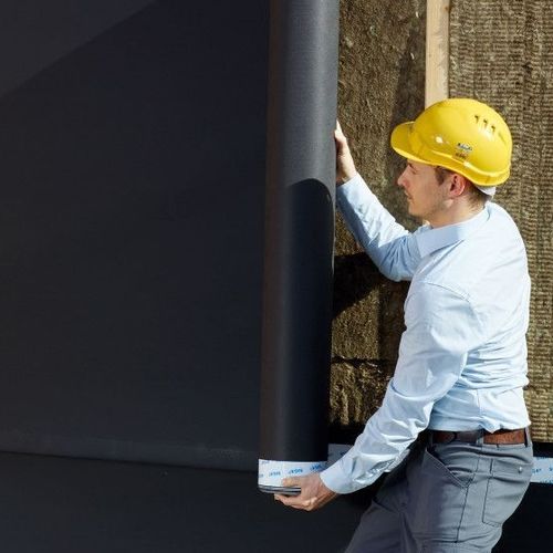 Membrana impermeabilizzante di protezione - MAJVEST® 700 SOB - SIGA - con tenuta all'aria / per facciate / in rotoli