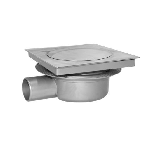 Piletta in ABS - CH10TEL-01A - STAMPLAST SRL - in acciaio inossidabile / per stanza da bagno / con griglia