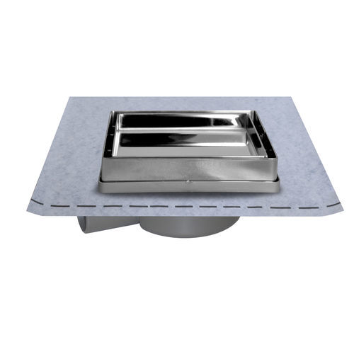 Piletta in ABS - CH13TEL-01G - STAMPLAST SRL - in acciaio inossidabile / per stanza da bagno / con cestello amovibile