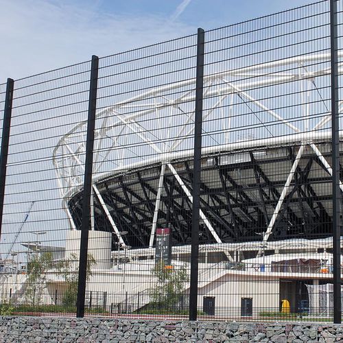 Recinzione a maglia saldata - Duo-8 SR1  - ZAUN FENCING  - industriale / professionale / in acciaio con rivestimento a polvere