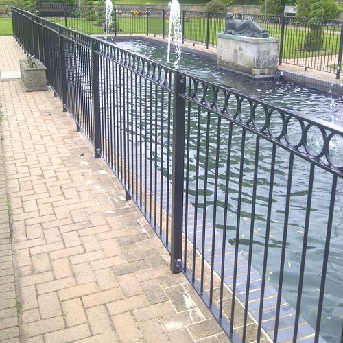 Recinzione a sbarre - Holloway - ZAUN FENCING  - da giardino / per spazio pubblico / per parco giochi