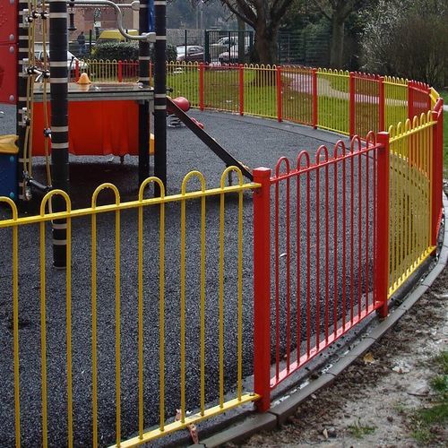 Recinzione a sbarre - BowTop Play - ZAUN FENCING  - per parco giochi / in acciaio galvanizzato / in acciaio con rivestimento a polvere