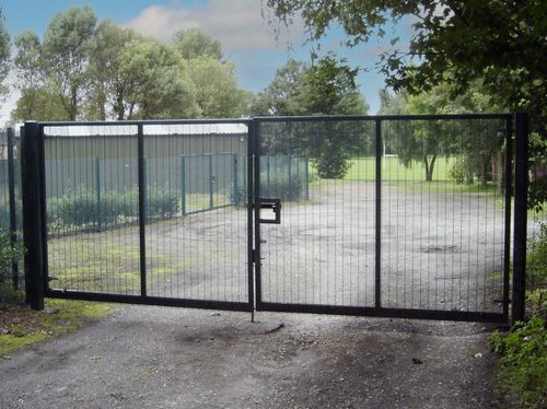 Cancello battente - 358  - ZAUN FENCING  - in acciaio / in rete metallica / a pannello