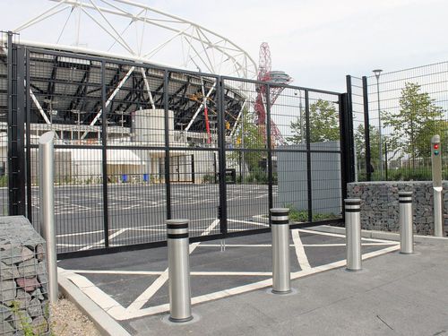 Cancello battente - SR1 (A1) - ZAUN FENCING  - in acciaio inossidabile / a maglia saldata / verde