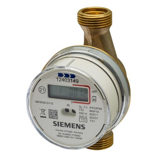 Contatore d'acqua professionale - WFK636.D110 - SIEMENS Building Technology - per uso residenziale