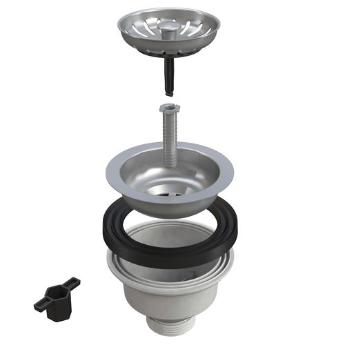 Piletta per lavabo a pressione - CANESTRO  - BONOMINI S.R.L.