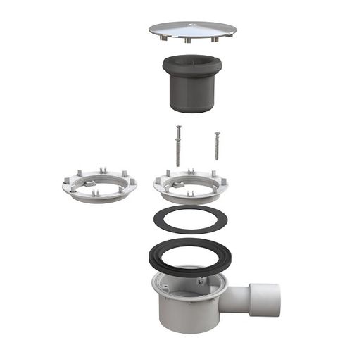 Scarico per doccia in ABS - 5013AB50B7 - BONOMINI S.R.L. - in cromo