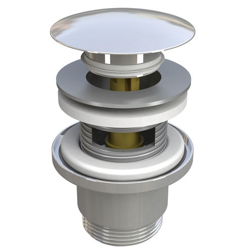 Piletta per lavabo con troppo pieno - ROYAL OTTONE 0943OT54S7 - BONOMINI S.R.L. - a pressione