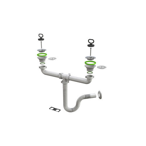 Sifone per lavabo in PP - DOUBLE MAGIK - BONOMINI S.R.L.