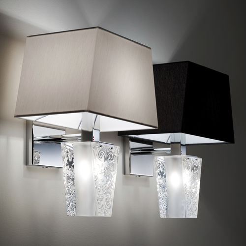Applique classica - VICKY D69 - FABBIAN ILLUMINAZIONE - da interno / in cristallo / in tessuto