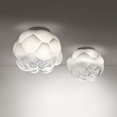 Plafoniera design originale - CLOUDY F21 - FABBIAN ILLUMINAZIONE - rotonda / in vetro / LED