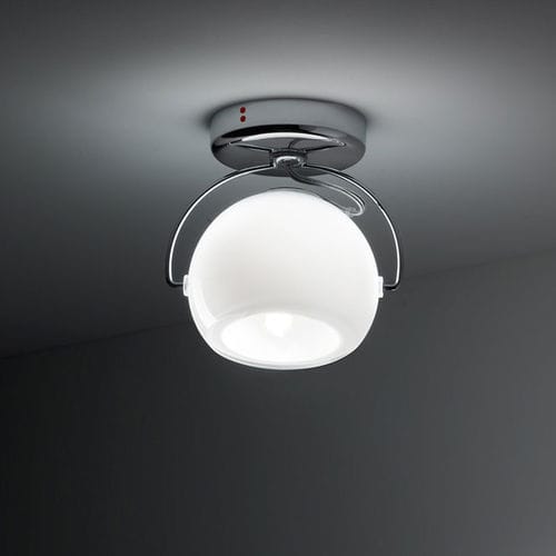 Plafoniera contemporanea - BELUGA D57 - FABBIAN ILLUMINAZIONE - rotonda / in vetro / in metallo