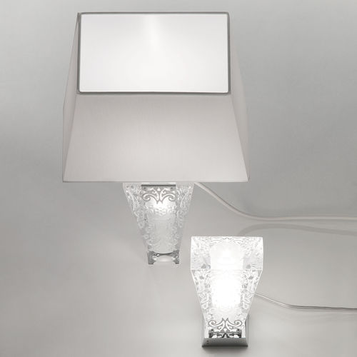Lampada da tavolo - VICKY D69 - FABBIAN ILLUMINAZIONE - in metallo / in vetro / in tessuto