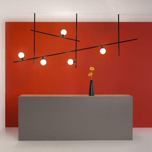 Plafoniera contemporanea - FREELINE F44 - FABBIAN ILLUMINAZIONE - lineare / in alluminio / LED
