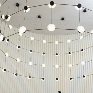Plafoniera contemporanea - POSILLIPO F75 - FABBIAN ILLUMINAZIONE - rotonda / LED / dimmerabile