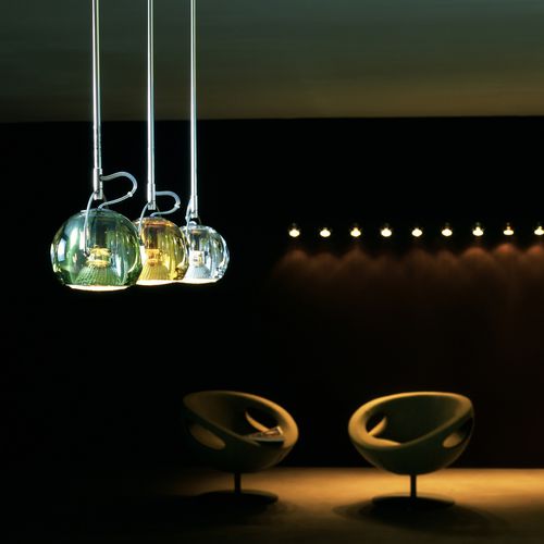 Lampada a sospensione - BELUGA COLOUR D57 - FABBIAN ILLUMINAZIONE - in metallo / in cristallo / contemporanea